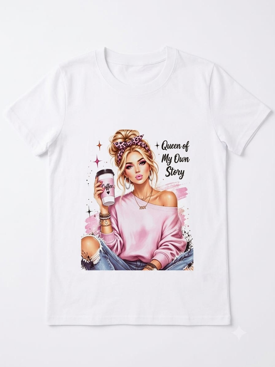 Queen of My Own Story Graphic Tee