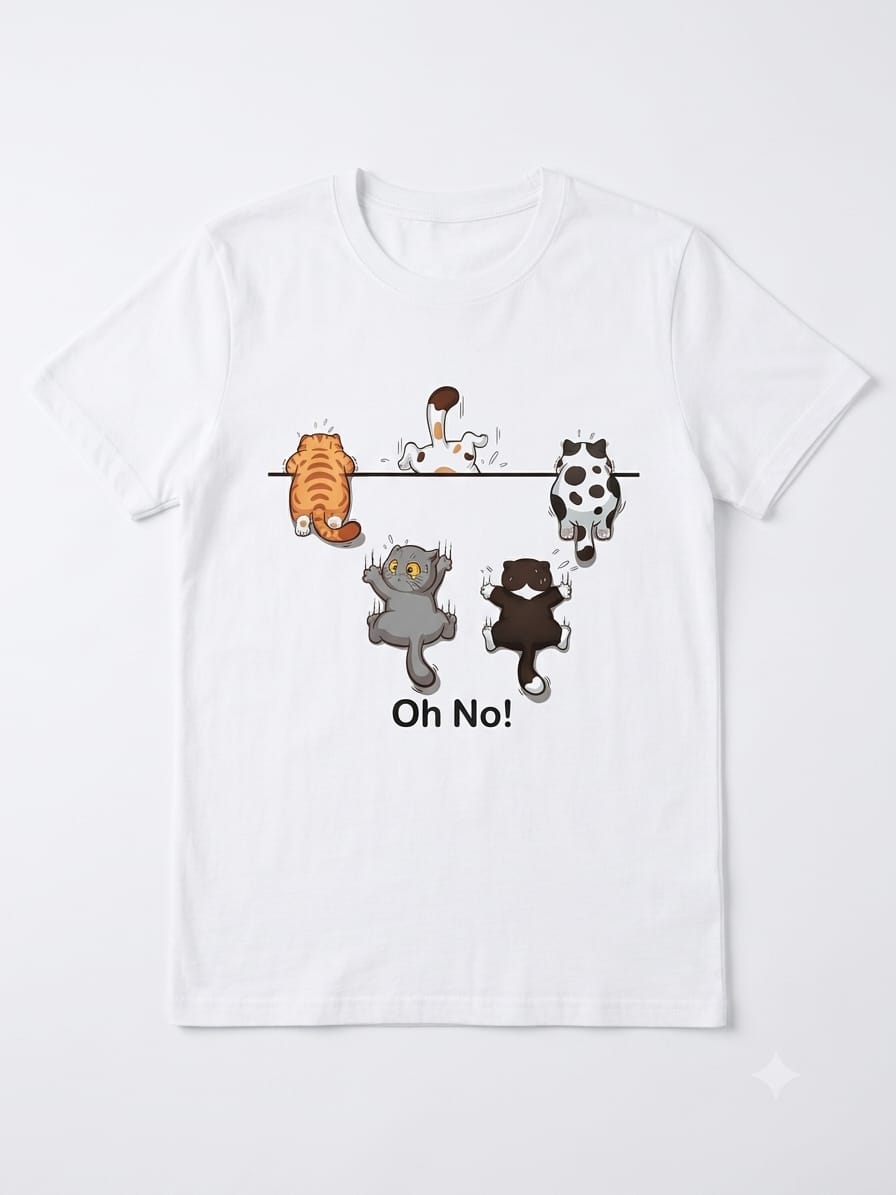 Oh No! Cats Graphic Tee