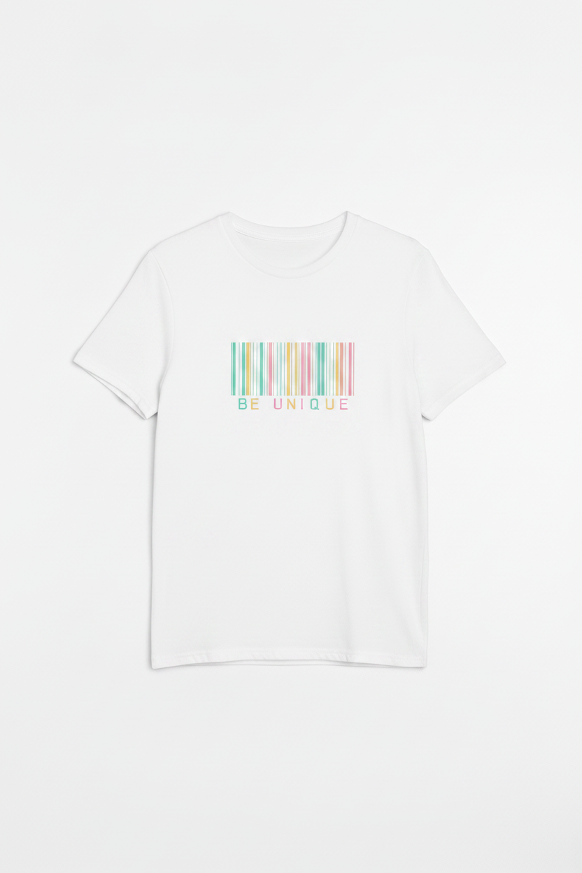 Be Unique White T-Shirt No Hanger