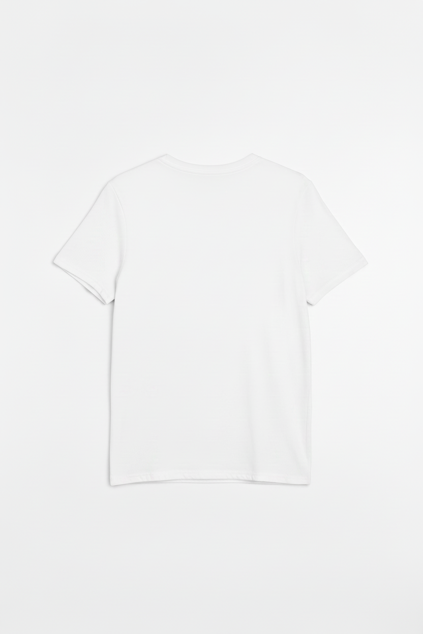 Be Unique White Tee - Back View