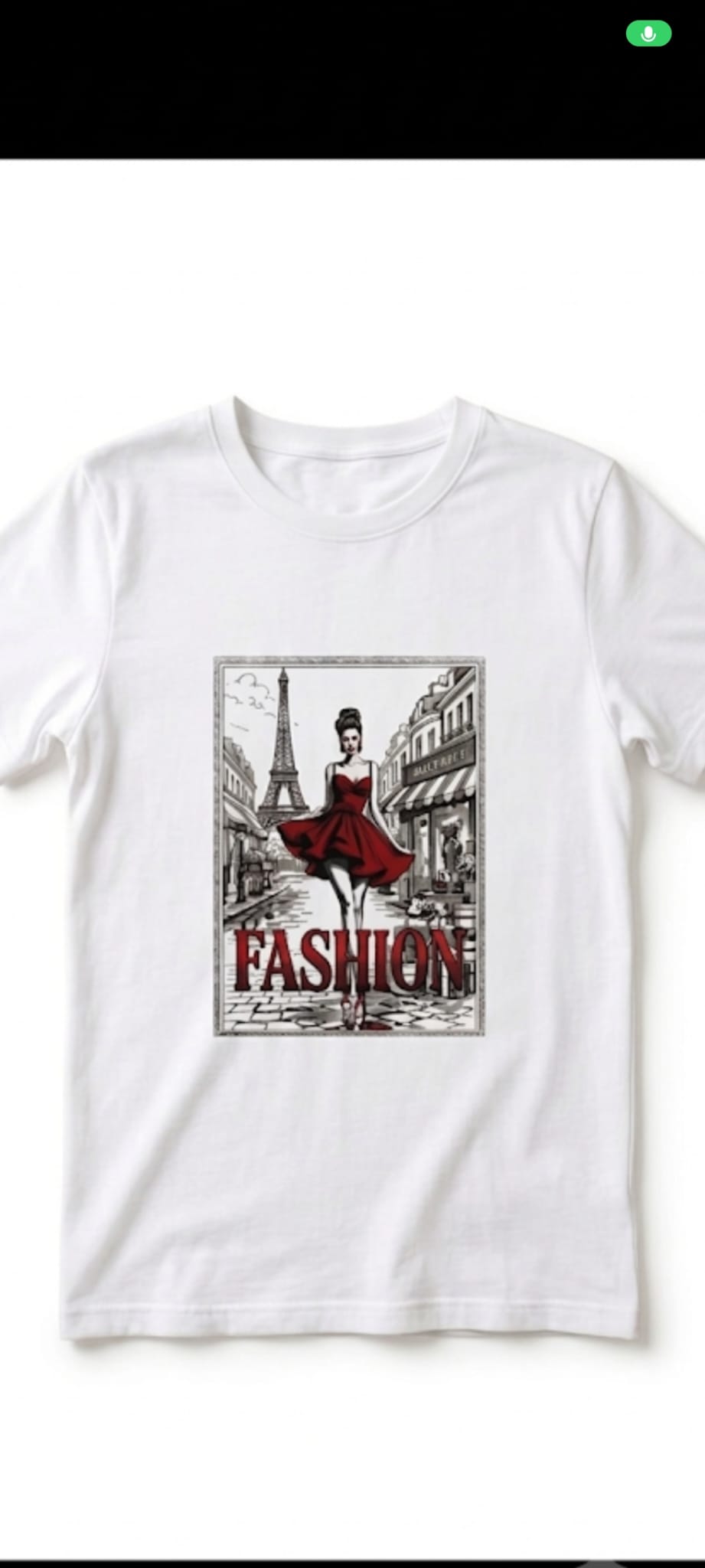 Paris Fashion Graphic Tee