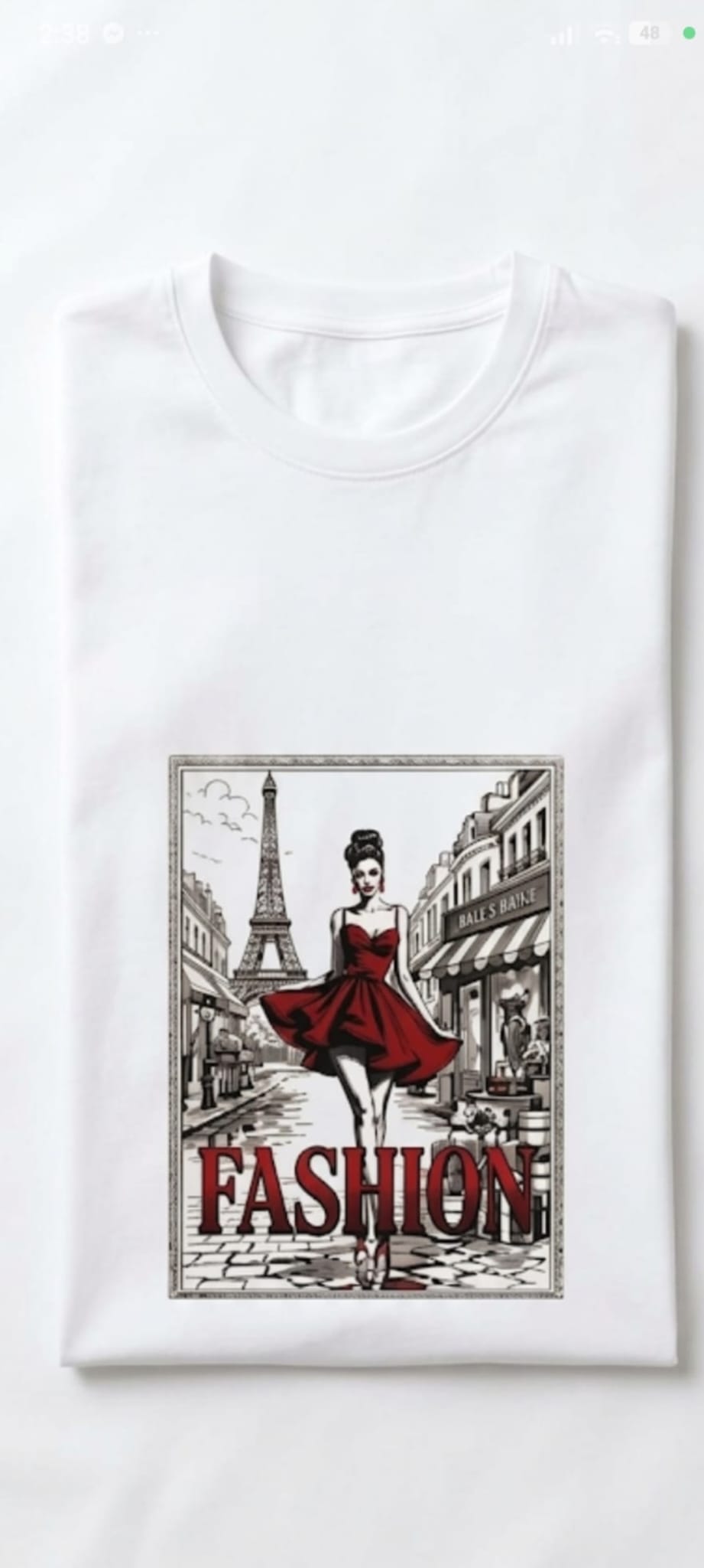 Paris Fashion Graphic Tee