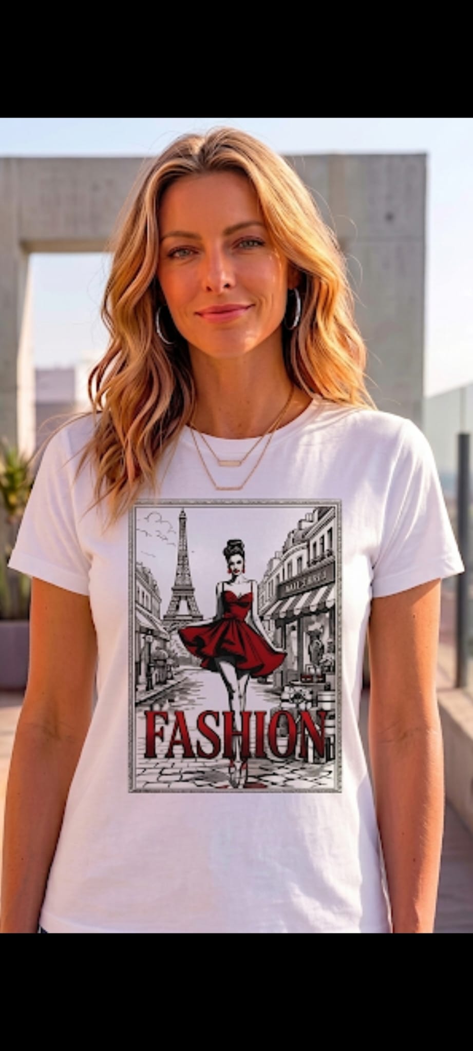 Paris Fashion Graphic Tee