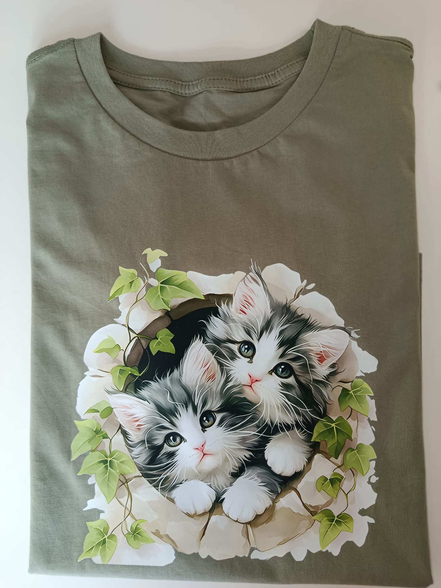 Peek-a-Boo Kittens Graphic Tee
