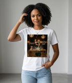 T-shirt Happy Birthday to Me con stampa elegante