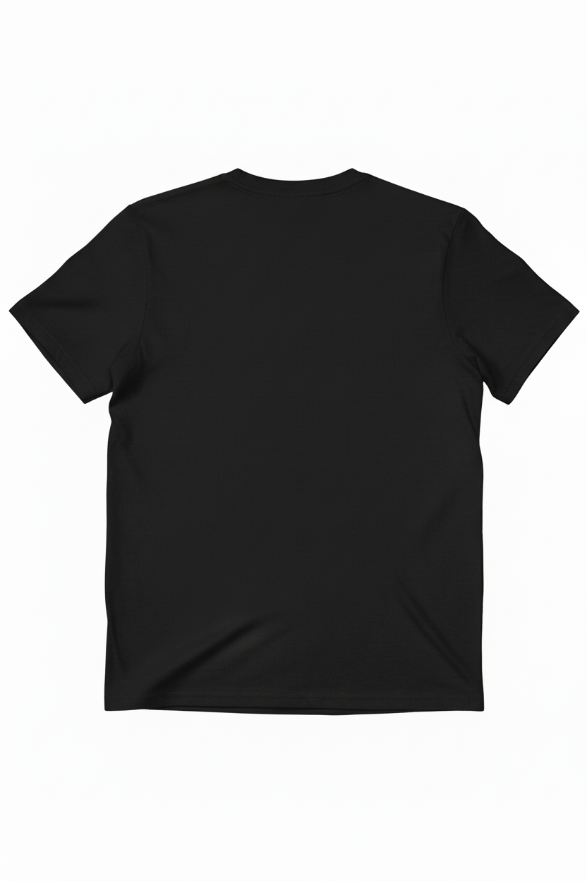 King Black T-Shirt Back