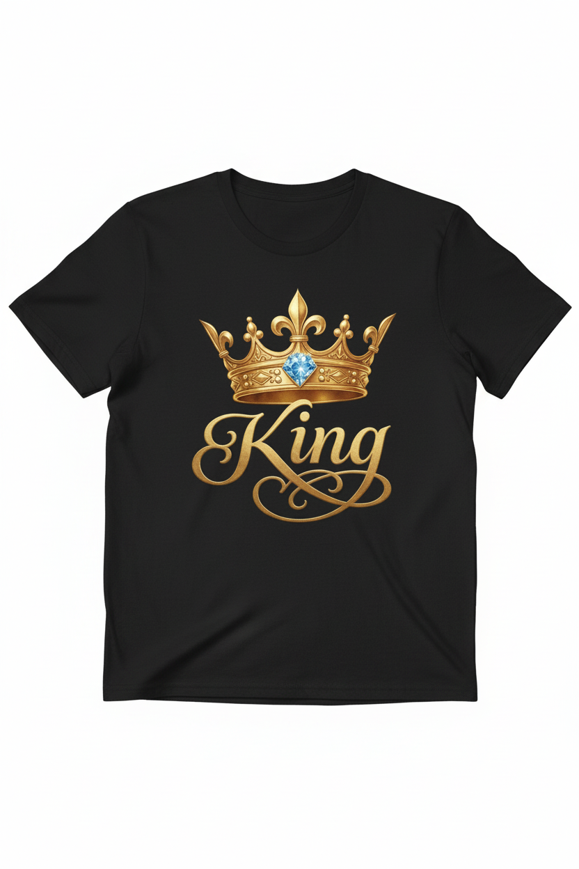 King Crown Graphic Tee - Fronte