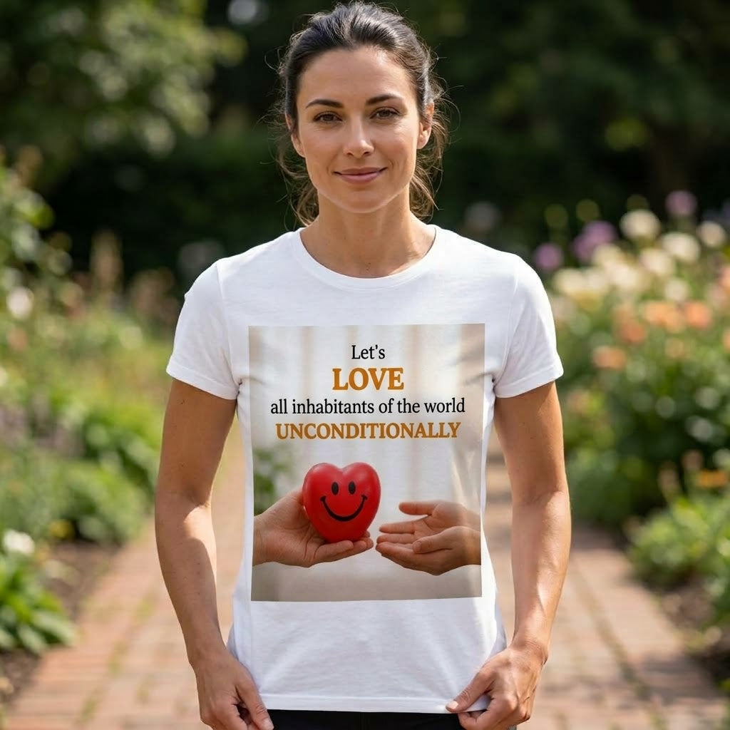 T-shirt Let's Love Unconditionally Graphic Tee