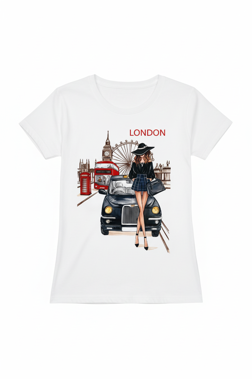 London Graphic Tee Front