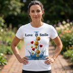 T-shirt Love & Smile Graphic Tee