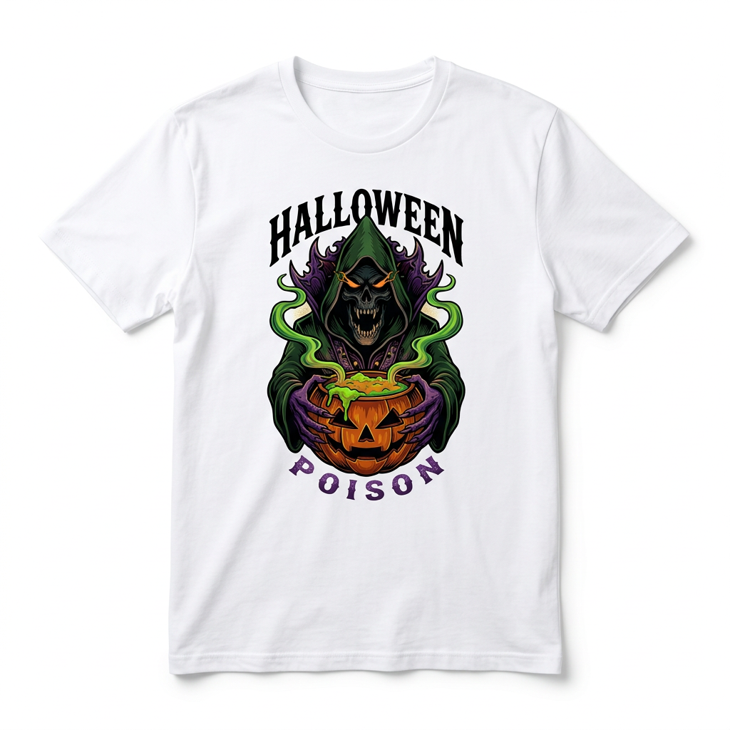 Maglietta Halloween Poison senza modello