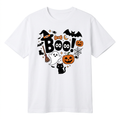 Maglietta Halloween senza modella su sfondo bianco