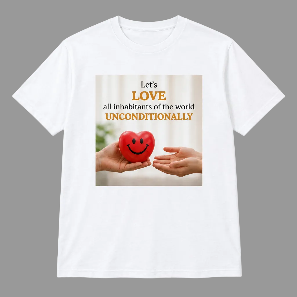 Maglietta Let's Love senza modello