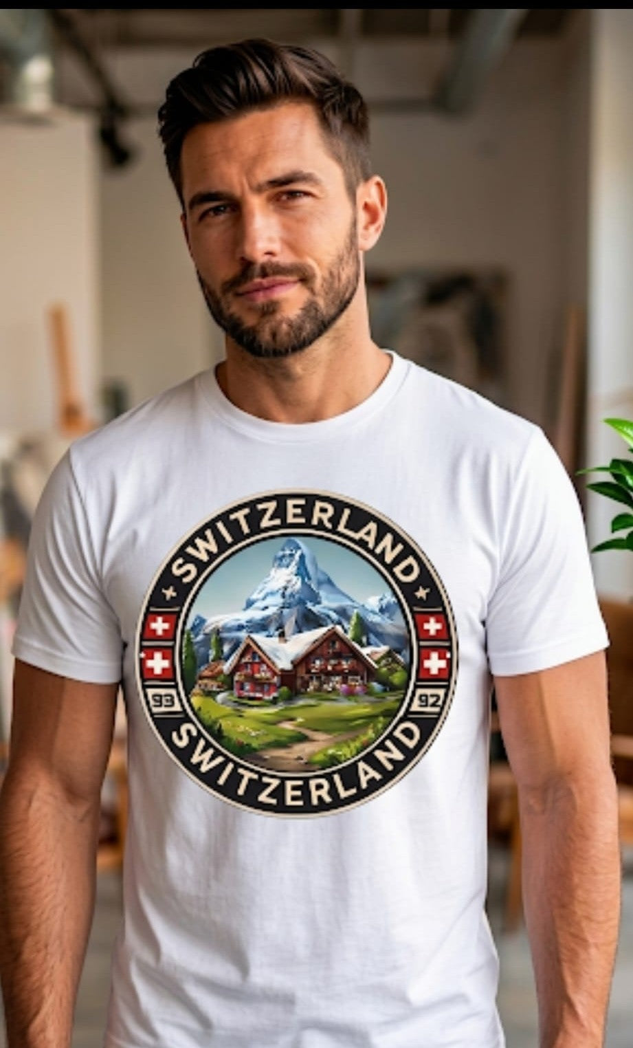 Switzerland Alpine Graphic Tee