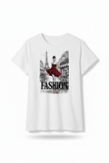 T-shirt con sfondo bianco puro
