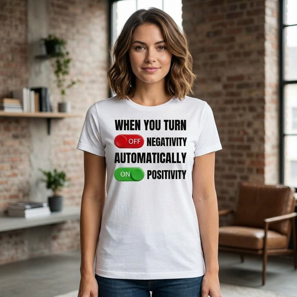 T-shirt Negativity OFF Positivity ON